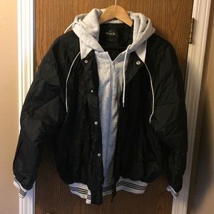 Redhead vintage style hooded coat